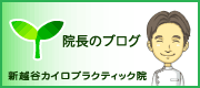 新越谷カイロプラクティック院の院長ブログ Part2